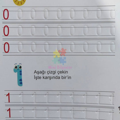 Türkçe Sihirli Dolgulu Defter Seti ve Yaz Sil Kalem